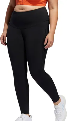 Produktbild von adidas Damen 7/8-Tight Believe This Solid Gr.2X (Plus Size) Aeroready schwarz (FK4403)