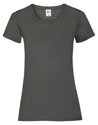 Image de Fruit of the Loom - T-shirt « Valueweight » pour femmes LT2232 (S) (gris clair uni)