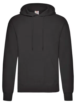 Immagine prodotto di Fruit of the Loom - Felpa con cappuccio leggera da uomo/donna unisex LT1392 (L) (nera)