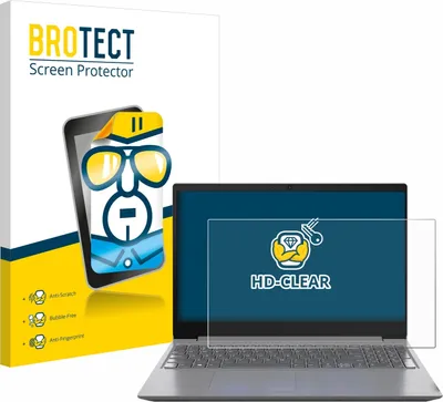 Produktbild von Für Lenovo 15.6" Full-HD Notebook Schutzfolie BROTECT Displayschutz Display Schutz Folie Klar Transparent