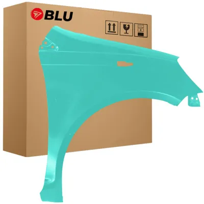 Obrázok produktu pre BLU Blatník náhrada pre Toyota Yaris I (10XP) 764 Pravá Grün LightAquaMetallic | 1999-2006 | Predný | Lakovaný | Pripravený na montáž | Oceľ