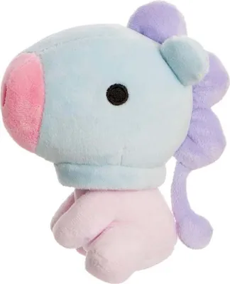 Produktbild von Line Friends BT21, Plüschfigur MANG Baby 20cm super weich, Blau / Rosa