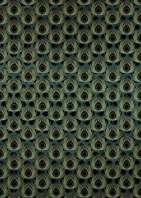 Zdjęcie produktu dla Sanders & Sanders fototapeta paw zielonymIniebieskim - 611835 - 200 x 280 cm