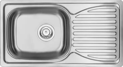 Obrázok produktu pre 1-bowl steel sink with drainer