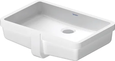 Produktbild von Duravit Einbauwaschtisch VERO mit Überlauf, ohne Hahnlochbank, 485 x 315 mm, ohne Hahnloch weiß
