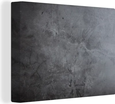 Obrázok produktu pre MuchoWow® - Plátno - Industriálny - Betón - Sivá - Bridlica - Retro, fototapeta, nástenné dekorácie obrazy obývacia izba, 120x90cm