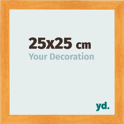 Image de Cadre photo, 25x25 cm, orange, MDF, Pisa