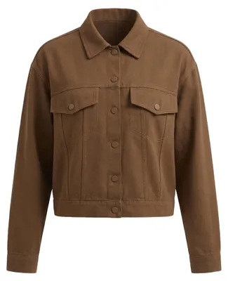 Image de Chemise pour femmes TEYLON - marron, taille S