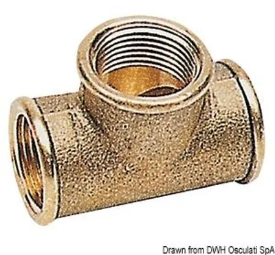 Zdjęcie produktu dla Mosiądz trójnik 3/8" Osculati 17.317.00