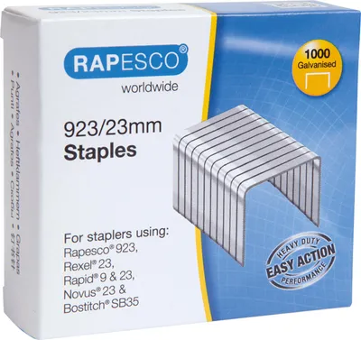 Immagine prodotto di RAPESCO® 1242 Graffette 923 23/23 1.000 pz.