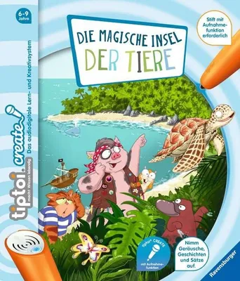 Produktbild von Ravensburger tiptoi® Buch CREATE Die magische Insel der Tiere