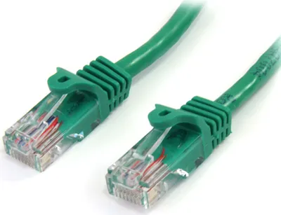 Produktbild von StarTech.com 3m Cat5e RJ45 UTP Netzwerkkabel Snagless - Cat 5e Patchkabel - Grün, 3 m, Cat5e, U/UTP (UTP), RJ-45, RJ-45, Grün
