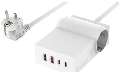Obrázok produktu pre 4smarts 540559, 1,5 m, Vnútorný, Typ E, Typ F, Typ F, Uhlové, Akrylonitrilbutadienstyren (ABS), Polykarbonát