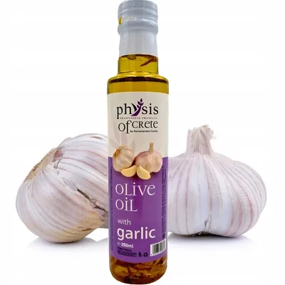 Zdjęcie produktu dla Physis of Crete oliwa extra virgin z bazylią 250 ml