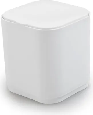Produktbild von Gedy SEVENTY Tischmülleimer kippbar, ABS Plastik, weiß