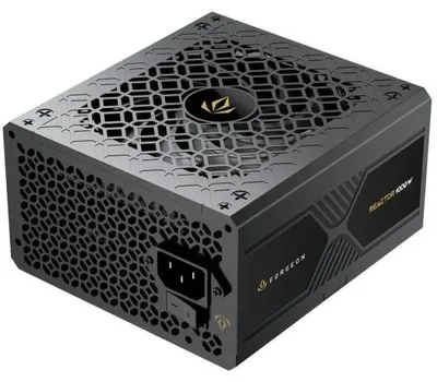 Produktbild von Netzteil Forgeon Reactor 1000W, Cybenetics Platinum, ATX 3.1, PCIe 5.1, vollmodulares, schwarz