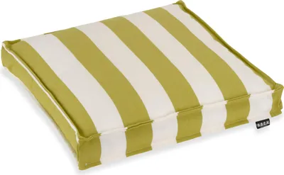 Produktbild von H.O.C.K. Classic Streifen Outdoor Sitzkissen 40x40x5cm grün