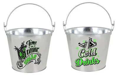 Emmer mit Henkel, mehrfarbig, 5 Liter, 30 x 30 x 30 cm