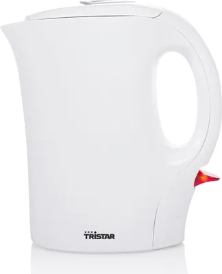 Zdjęcie produktu dla Tristar WK-3372, 1 l, 1100 W, Biały, Plastik, Wskaźnik poziomu wody, Zabezpieczenie przed przegrzaniem