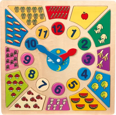 Obrázek produktu pro small foot Vkládací výukové puzzle nauč se hodiny