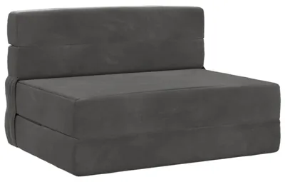Immagine prodotto di vidaXL Divano letto pieghevole Grigio scuro 70 x 72 x 60 cm Tessuto