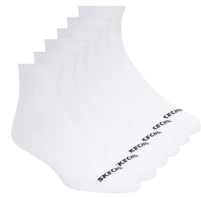 Produktbild von Skechers Uni Socken 6er Pack Quarter Crew Weiß Größe: L