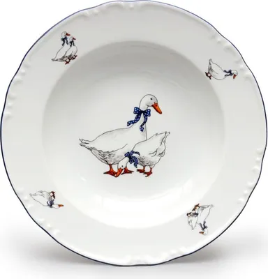 Obrázok produktu pre Thun 1794 Hlboký tanier, husi, 23 cm, český porcelán, Constance, Thun
