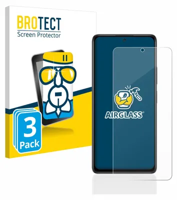 Produktbild von 3x BROTECT Schutzglas für Xiaomi Redmi Note 10 Pro / Max Schutzfolie Panzer Folie Glas Display Schutz klar