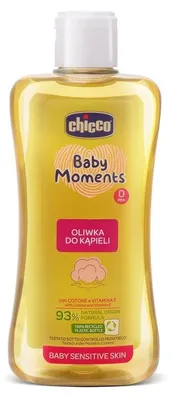 Zdjęcie produktu dla Chicco Baby Moments, balsam do pielęgnacji skóry dziecka, oliwa, od 0 miesiąca, 200 ml