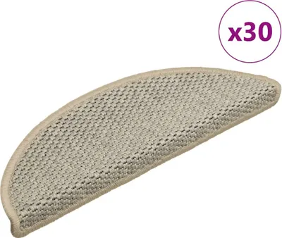 Produktbild von Stufenmatten Selbstklebend Sisal-Optik 30Stk. 56x17x3cm