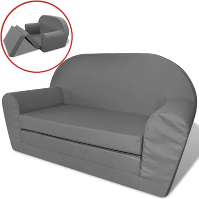 Produktbild von " " Kindersessel Faltbar ergonomische Design Hellgrau NeuMöbel 9159732