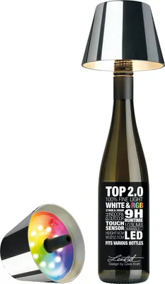 Image de Lampe SOMPEX Top 2.0, hauteur : 110 mm, ø : 125 mm, chrome