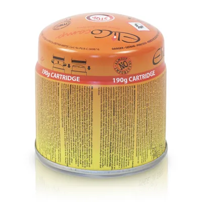 Obrázok produktu pre Plynová kartuša pre prenosné mini plynové variče 7/16" na propán-bután elico camp 190g