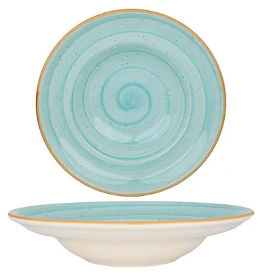 Produktbild von Bonna Pasta Teller - Aqua - Porzellan - 27 cm (450cc)