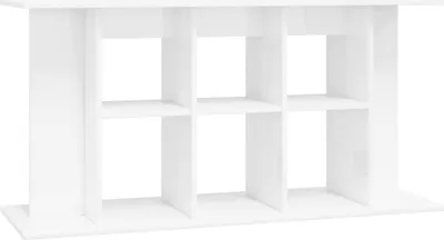 Obrázok produktu pre vidaXL Stojan na akvárium s vysokým leskom biely 120x40x60 cm Materiál drevo