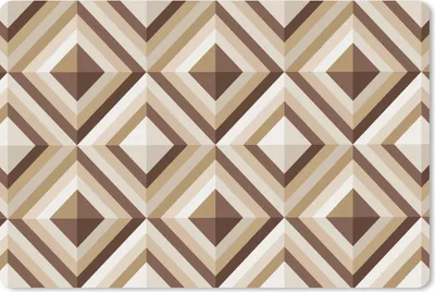 Produktbild von MuchoWow® Schreibtischunterlage Retro - Stern - Design 60x40 cm - XXL Mauspad - Großes Mauspad