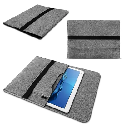 Produktbild von Schutzhülle für VALE Tablet V10E / V10A Tasche Sleeve Hülle Filz Cover CaseFarbe:Grau