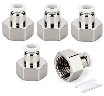 Rohrfittings Adapter, 5 Stück, 10 x 5 x 0,5 Zoll
