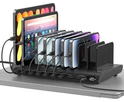 Zdjęcie produktu dla Ładowarka sieciowa 120W 10 portów USB c do telefonu smartfona