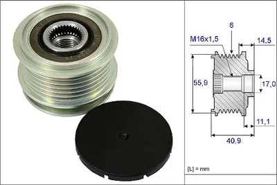 Produktbild von Ina Generatorfreilauf  535 0012 10