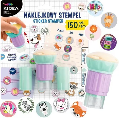 Produktbild von KIDEA Aufkleberstempel für Druck- und Stempelaufkleber
