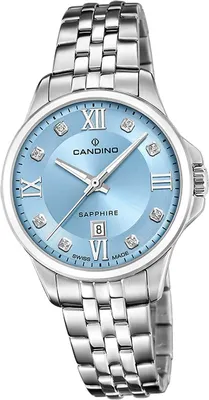Produktbild von Candino Edelstahl Damen Uhr Analog Elegant Armbanduhr silber Elegance D2UC4766/2