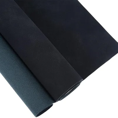 Produktbild von 135 x 30 cm, schwarzes Kunstwildleder – Weiches, synthetisches Kunstleder für Bastler