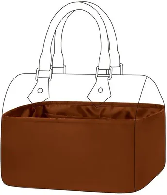 Produktbild von Seidene Innenetuis, leicht, für Handtaschen, goldfarben