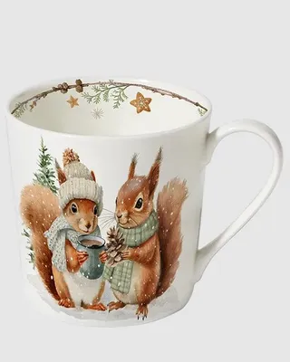 Produktbild von Kaffeebecher Eichhörnchen, Tasse Kaffee, Teetasse, Geschenkidee