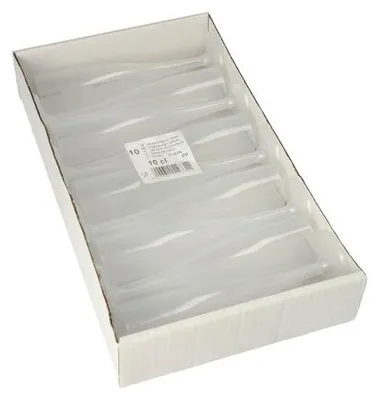 Produktbild von 100 Mehrweg Sektgläser, PP 0,1 l Ø 4,8 cm · 20,1 cm einteilig, unzerbrechlich