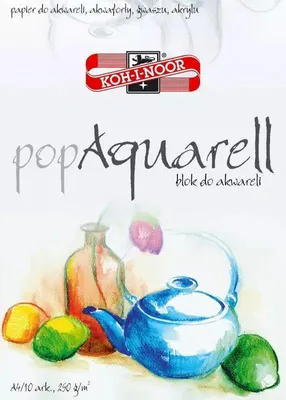 Zdjęcie produktu dla Blok do akwareli Pop Aquarell A4 10 arkuszy 250 g/m²