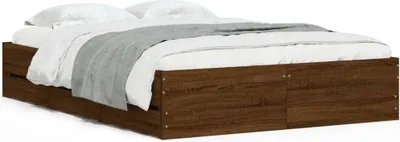 Immagine prodotto di Giroletto Cassetti Rovere Marrone 120x190 cm Legno Multistrato