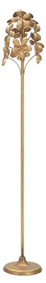 Produktbild von Kerzenhalter mit floralen Verzierungen Eisen 17x93 cm Gold Mauro Ferretti FLOWY