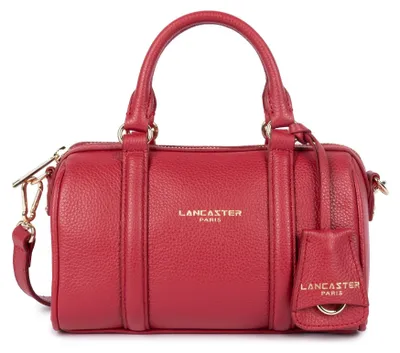 Productafbeelding van Lancaster reistas, model "Sac polochon", met rits, kleur "Milano Ana Rouge"